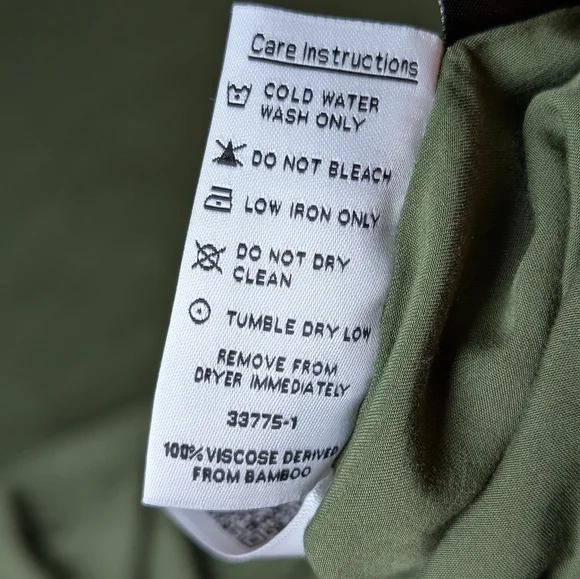 Pure Bamboo Green Queen Fitted Sheets & Flat Sheets Flowy Cooling Breathable - Picture 9 of 13